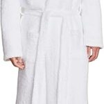 barefoot dreams corychic adult robe white image