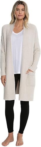 barefoot dreams cozychic lite cardi bisque image