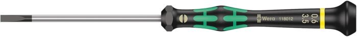 wera micro 2035 slotted screwdriver 3.5mm 80mm blade image