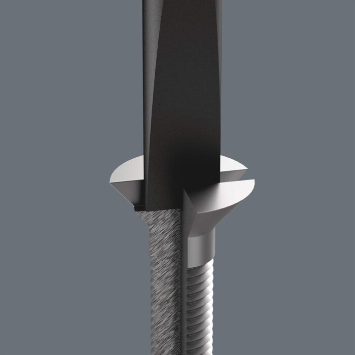 wera micro 2035 slotted screwdriver 3.5mm 80mm blade image