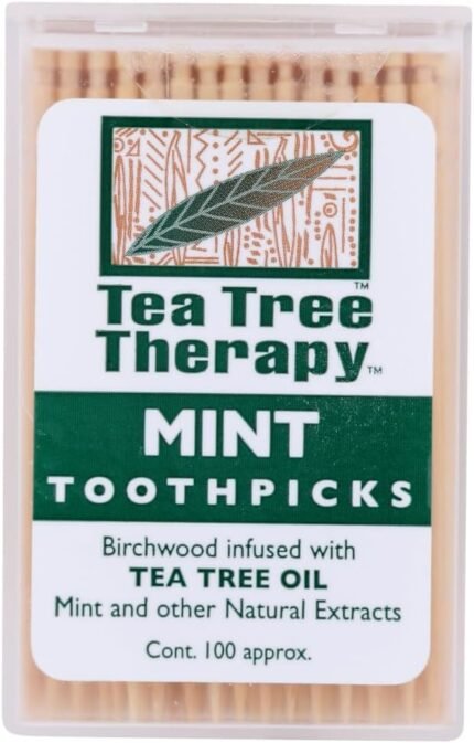 tea tree therapy mint toothpicks 100 ct approx pack image