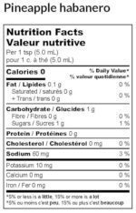 heartbeat hot sauce co pineapple habanero bottle image