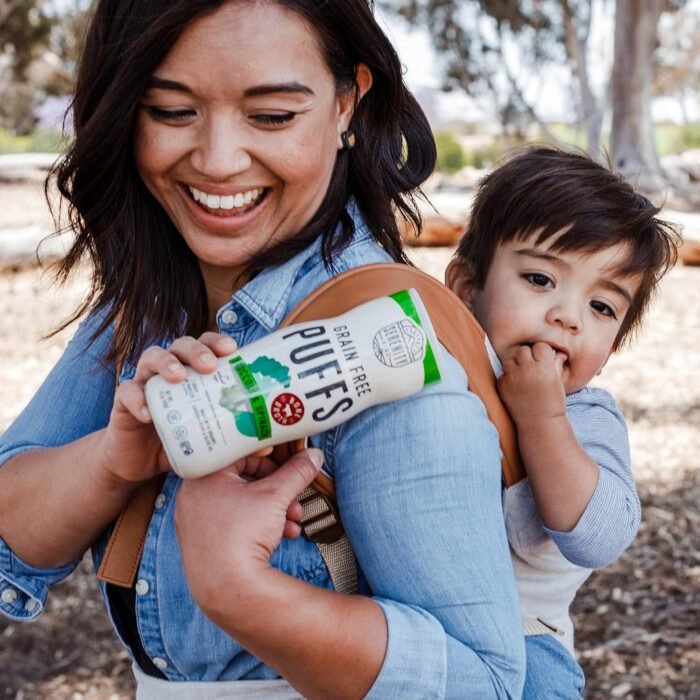 serenity kids grain free puffs broccoli & spinach image