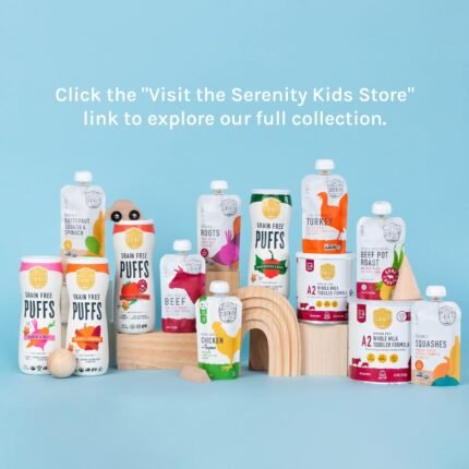 serenity kids grain free puffs broccoli & spinach image