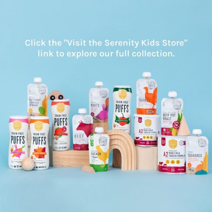 serenity kids grain free puffs broccoli & spinach image