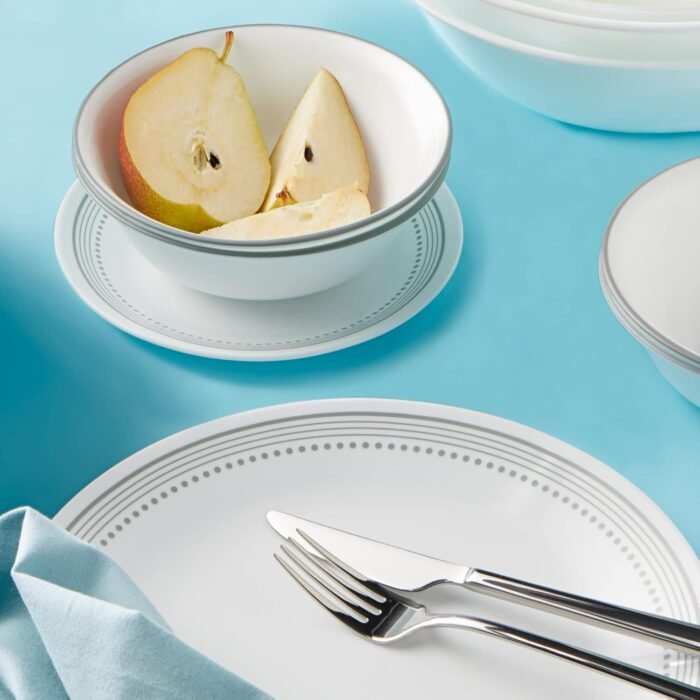 corelle dinnerware mystic gray image
