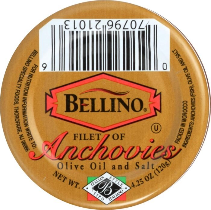 Bellino filet of anchovies olive oil and salt