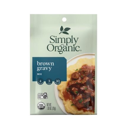 simply organic brown gravy seasoning mix 4 serving