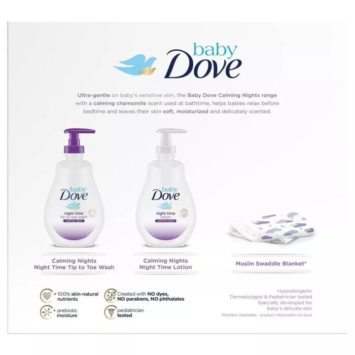 baby dove calming nights gift set image