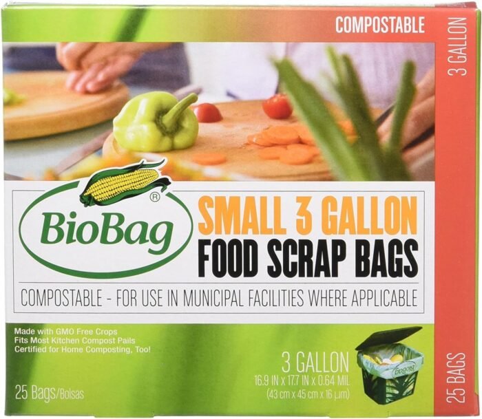 biobag food waste bags 3 gallon 25 ct image