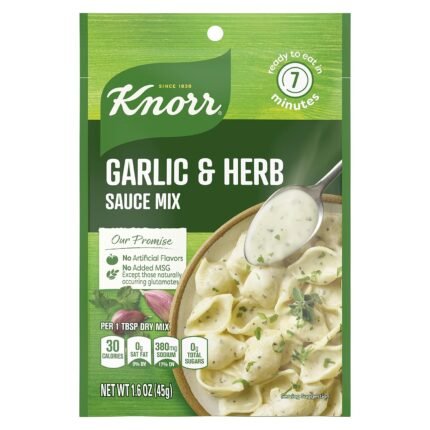 knorr sauce mix garlic & herb sauce mix image