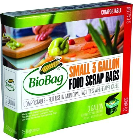 biobag food waste bags 3 gallon 25 ct image