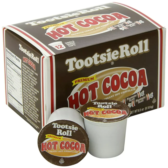 tootsie roll hot cocoa single serve cups pack image