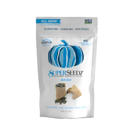 superseedz sea salt pumpkin seeds pack image