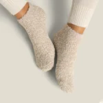 barefoot dreams cozychic tennis sock set plush socks image