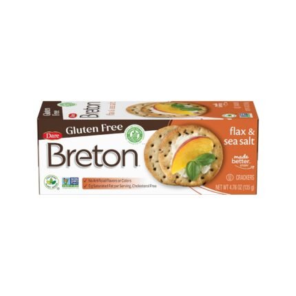 dare breton crackers original with flax image