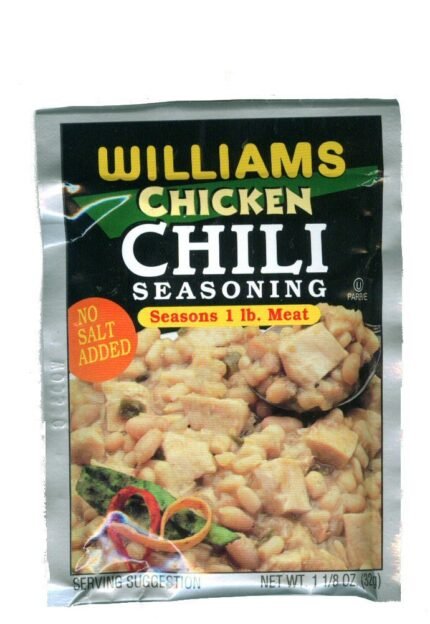 williams chicken chili seasoning 1lb meat pack image