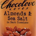 chocolove almonds & sea salt dark chocolate 3.2 oz image