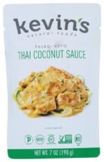 kevins thai coconut sacuce mild 7 oz pack image