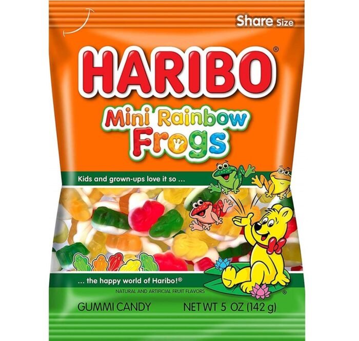 haribo mini rainbow frogs pack image