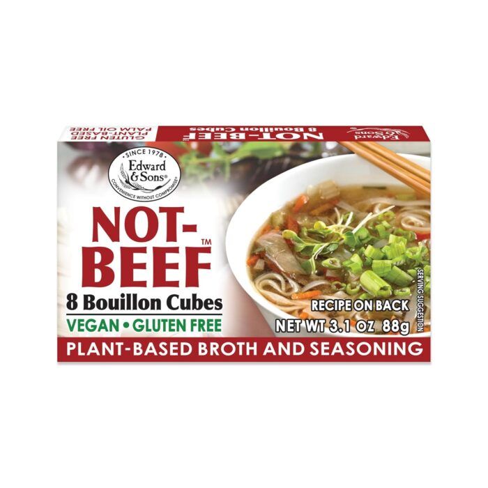 edward & sons not beef bouillon cubes 8 cubes image