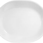 corelle oval platter white image