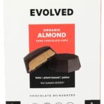 evolved organic almond butter keto cups image
