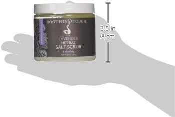 soothing touch lavender herbal salt scrub image