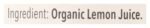 lakewood organic pure lemon 32 oz