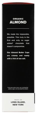 evolved organic almond butter keto cups image