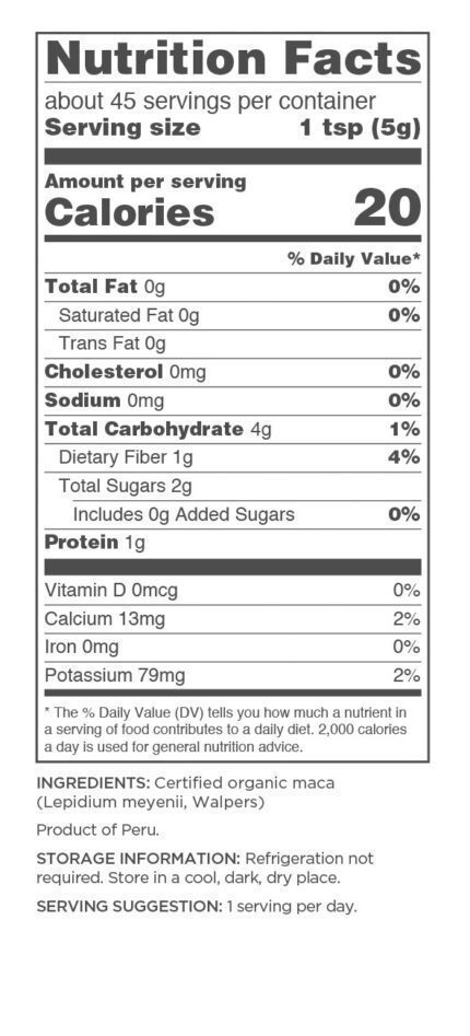 navitas organics maca powder pack image