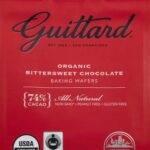 guittard organic 74% chocolate baking wafers pack