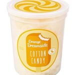 orange dreamsicle gourmet cotton candy image