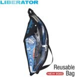 tusa sport adult liberator snorkel mask set black image
