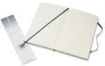 moleskine art sketchbook plain sapphire blue 104 pages image