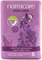 natracare regular maxi pads organic & natural pack