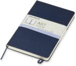 moleskine art sketchbook plain sapphire blue 104 pages image
