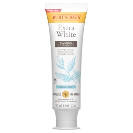 burts bees extra white toothpaste zen peppermint image