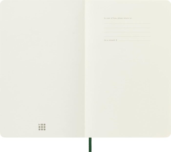 moleskine classic soft cover myrtle green l notebook