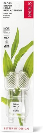 refdius soft toothbrush replacement heads pack