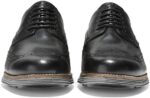 cole haan grand shortwing shortwing oxford black ironstone 9.5 w