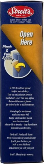 Streits Matzo Meal, Unsalted, 12 Oz