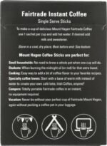 mount hagen single serve instant coffee pack