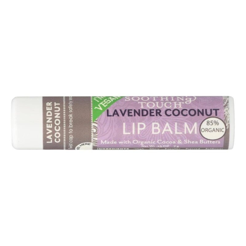 soothing touch lavender coconut lip balm image