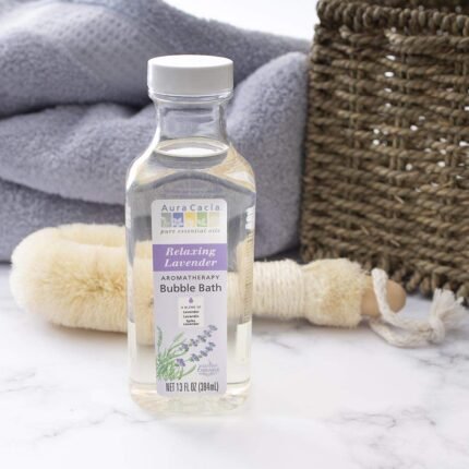 aura cacia relaxing lavender bubble bath