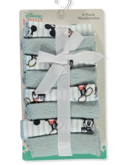 disney baby mickey mouse washcloths white multi
