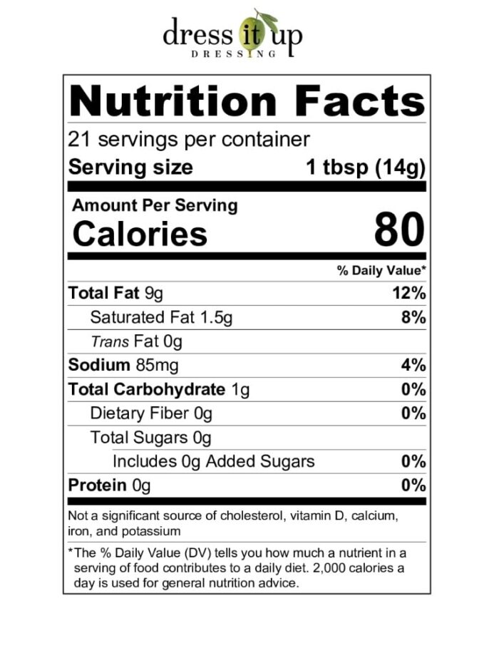 dress it up dressing versatile salad dressing & marinade image