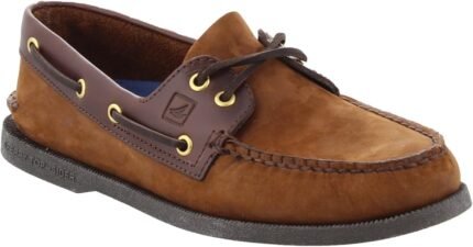 sperry mens original 2 eye boat brown buck 11.5 shoe