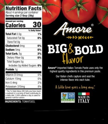 amore double concentrated tomato paste image