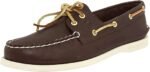 Sperry Womens A/O 2-Eye Boat Shoe, Brown, 9